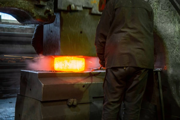 Titanium forging
